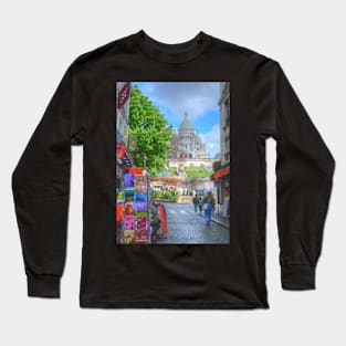 Sacre Couer .. Street View Long Sleeve T-Shirt